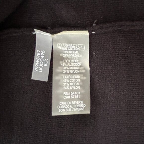 Karl Lagerfeld Chic Comfy Black Pencil Knit Skirt – Medium - Picture 7 of 8